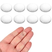 Uxcell 8 Pcs Convex Lens, 14mm OD 20mm Focal Length Magnifier Lens Optical Lenses Borosilicate Magnifying Glass Flat Convex for DIY Crafts Office Home Science LED Spotlights Flashlights