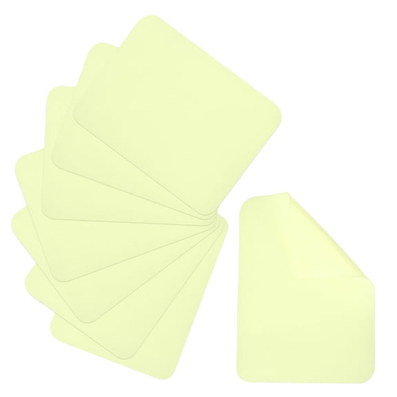 Uxcell 8 Pcs Fabric Iron on Patches, 3.7 x 4.9 Inch Twill Imitation Denim Jean Pants Inside & Outside Patch for Cotton Clothes Ripped Jean Bag Hat Holes Repair Decorating Kit, Cream