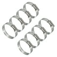 thumbnail image 1 of Uxcell 8 Pcs Hose Clamps, 1.3-2.2 Inch 304 Stainless Steel Adjustable Worm Gear Hose Clamp for Plumbing Automotive Hose Fuel Line Pipe Clamps, Silver, 1 of 7