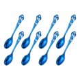 thumbnail image 1 of Uxcell 8 Pcs Long Handle Ice Tea Spoon, 5 Inch Stainless Steel Cocktail Stirring Spoons, Coffee Spoons for Cocktail Stirring, Mixing, Tea, Blue, 1 of 6