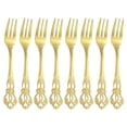 thumbnail image 1 of Uxcell 8 Pcs Salad Forks, 5.1 Inches Stainless Steel Dessert Forks, Mirror Polished, Dishwasher Safe, Tiny Forks for Small Desserts, Cocktails, Silver, 1 of 6