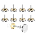 thumbnail image 1 of Uxcell Screw Covers Caps, 304 Stainless Steel Mirror Screws Fasteners Silver 25 mm, 1 of 6