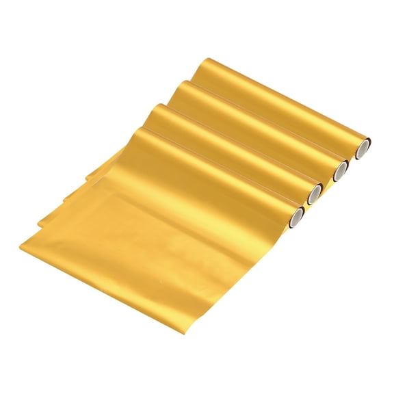 Uxcell 8 Pcs Toner Reactive Foil Metallic Transfer Hot Foil Roll Foil Sheets for Hot Foil Pen Scrapbooking Craft,Mixed Colors