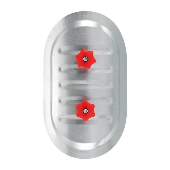 Uxcell 8" Round Duct Access Door, Duct Maintenance Access Door Galvanized Steel Ducting Cover with Rubber Gasket Adjustable Knobs for HVAC Duct Inspection, Silver