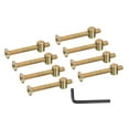 thumbnail image 1 of Uxcell 8 Set Bunk Bed Bolts and Nuts, M6x55mm Hex Drive Socket Cap Screws Nuts for Beds Headboards Chairs Furniture, 1 of 7