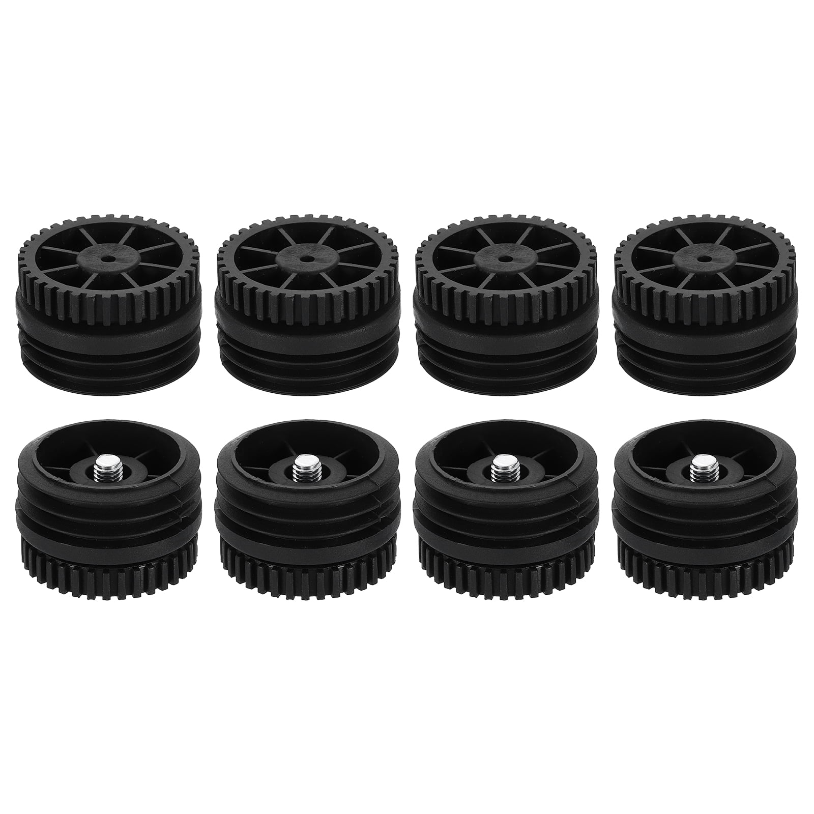 Uxcell 8 Set Leveling Feet, M8x50mm Plastic Adjustable Furniture Leg ...