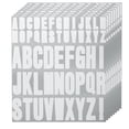 thumbnail image 1 of Uxcell 9.1 x 7.7 inches 8 Sheets Letter Stickers Vinyl Letters for Indoor Outside Sticker Decal White, 1 of 5