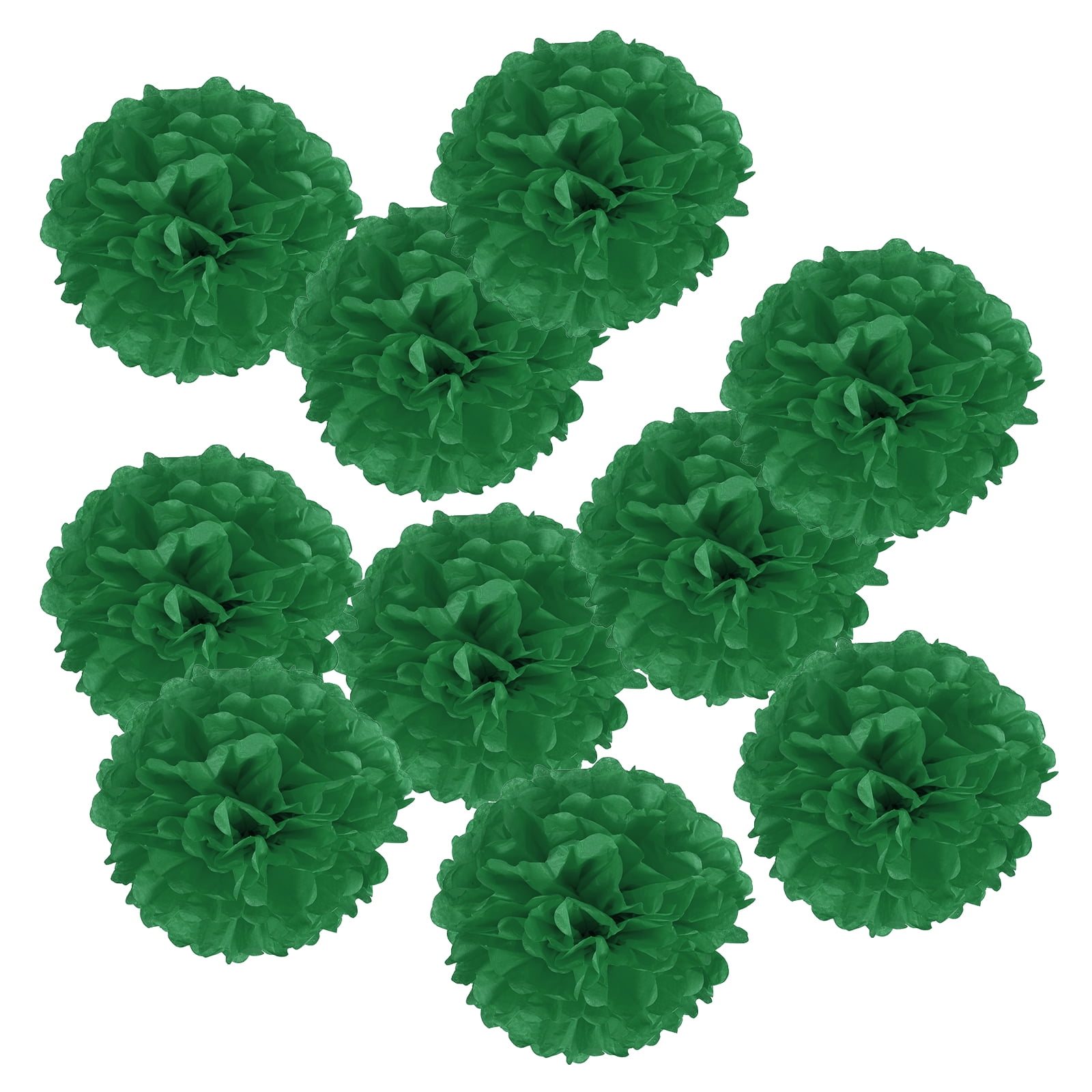 10+ Green Pom Pom Flower Uxcell 8" Tissue Pom Poms Paper Flowers Ball Wedding Party Decoration