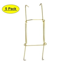 Uxcell 8" U Type Plate Hanger Stainless Steel Iron Zinc Plated 5 Pack