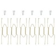 thumbnail interactive-video image 1 of Jinzory 12 Pack Invisible Plate Hangers, 8 10 12 Inch Stainless 1 of 11