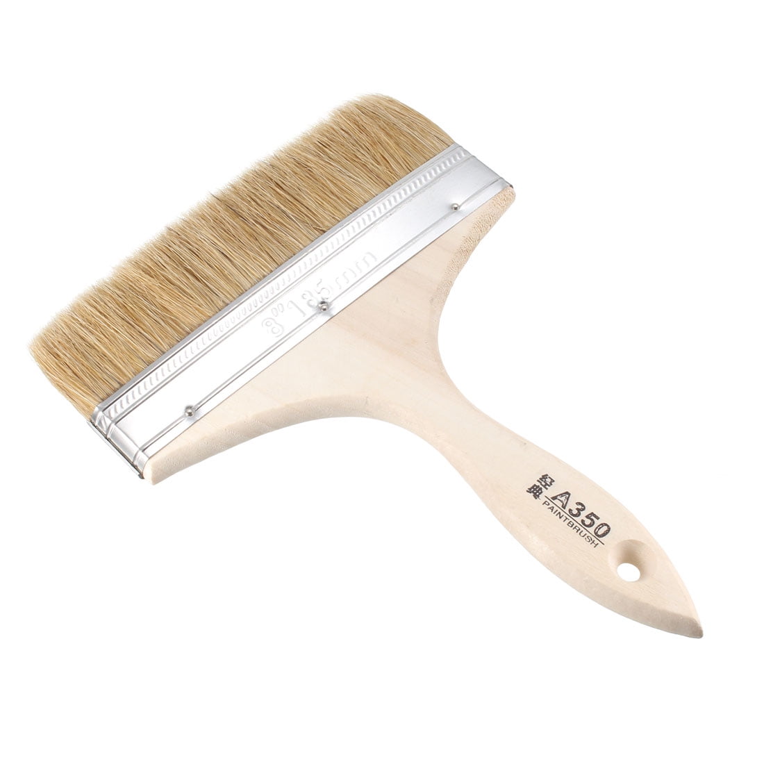 Uxcell 8 inches Synthetic Bristle with Wood Handle Chip Paint Brush