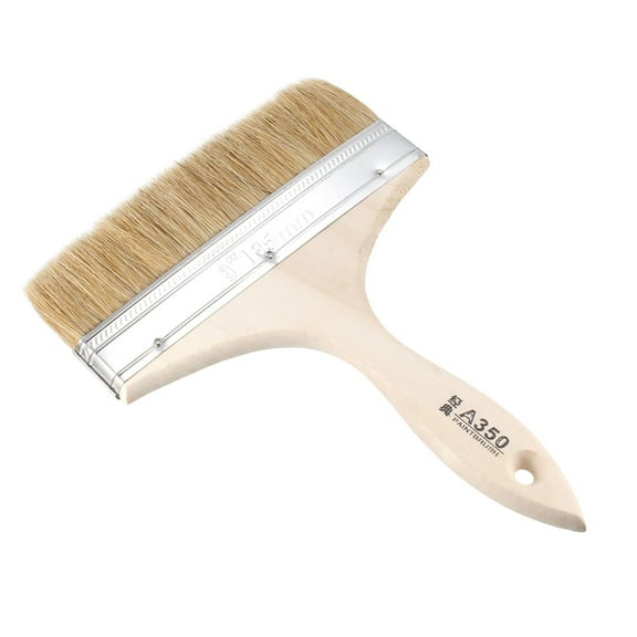 Uxcell 8 inches Synthetic Bristle with Wood Handle Chip Paint Brush