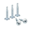thumbnail image 1 of Uxcell #8 x 1" Carbon Steel Phillips Head Self Tapping Screws Silver Tone 100 Pack, 1 of 4