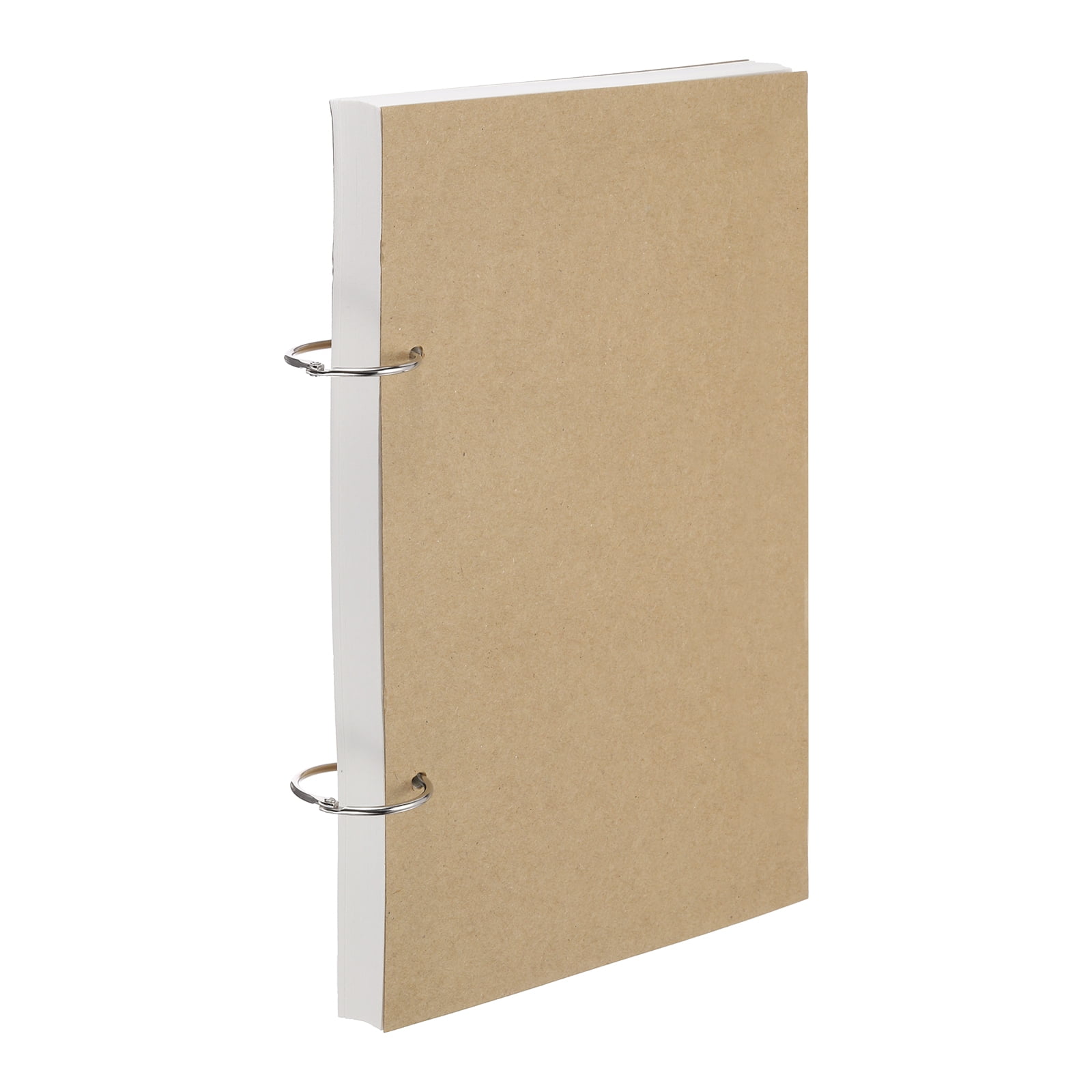 Uxcell 8 x 12" 160GSM A4 Loose Leaf Sketch Book, 150 Pages 75 Sheets Refillable Spiral Sketchbook for Drawing
