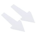 thumbnail image 1 of Uxcell 8" x 4" Arrow Sticker, Removable Self Adhesive Arrow Sign, White 10Pack, 1 of 6