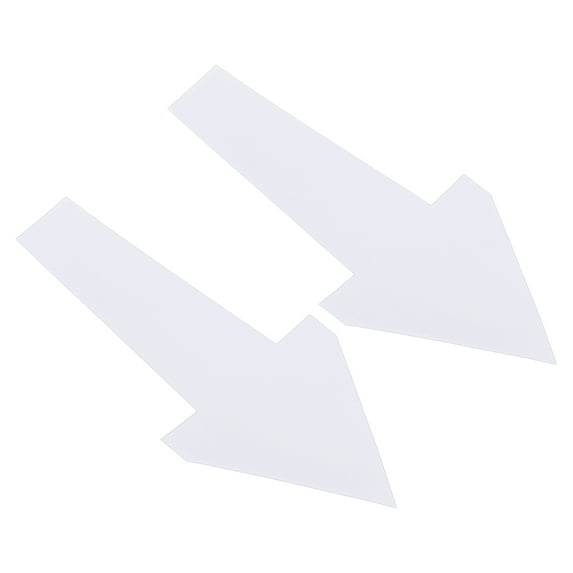 Uxcell 8" x 4" Arrow Sticker, Removable Self Adhesive Arrow Sign, White 10Pack