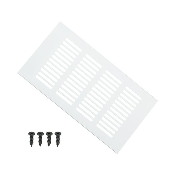 Uxcell 8 x 4 Inch Door Air Vent Cover, 1 Pcs Heavy Duty Grille Ventilation