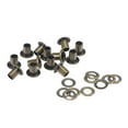 thumbnail image 1 of Uxcell 8 x 4 x 7mm Copper Grommets Eyelets with Washers Chrome Plated Bronze Tone 100 Set, 1 of 6