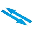 thumbnail image 1 of Uxcell 8"x2" Arrow Sticker Adhesive Large Arrow Sign Blue 15 Pack, 1 of 6