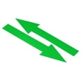 thumbnail image 1 of Uxcell 8"x2" Arrow Sticker Adhesive Large Arrow Sign Green 15 Pack, 1 of 6