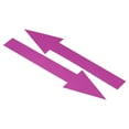 thumbnail image 1 of Uxcell 8"x2" Arrow Sticker Adhesive Large Arrow Sign Pink 15 Pack, 1 of 6