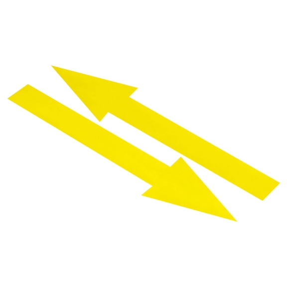 Uxcell 8"x2" Arrow Sticker Adhesive Large Arrow Sign Yellow 15 Pack