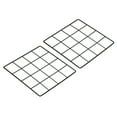 thumbnail image 1 of Uxcell 8"x8" Wire Grid Panel, 2 Pack Wall Grid Panels Board Photo Display Decor Hanging Organizer, Black, 1 of 5