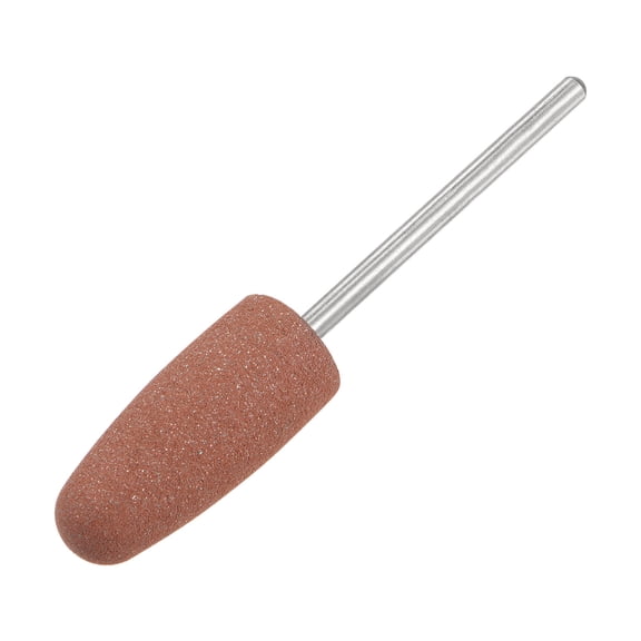Uxcell 80 Grits Abrasive Mounted Stone 2.35mm Shank 10mm Dia Conical Heads Stone Grinding and Polishing Wheels