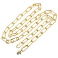 thumbnail image 1 of Uxcell 80" Long Hook Rings Connectors Pendant Light Fixture Chain Gold 1 Set, 1 of 5