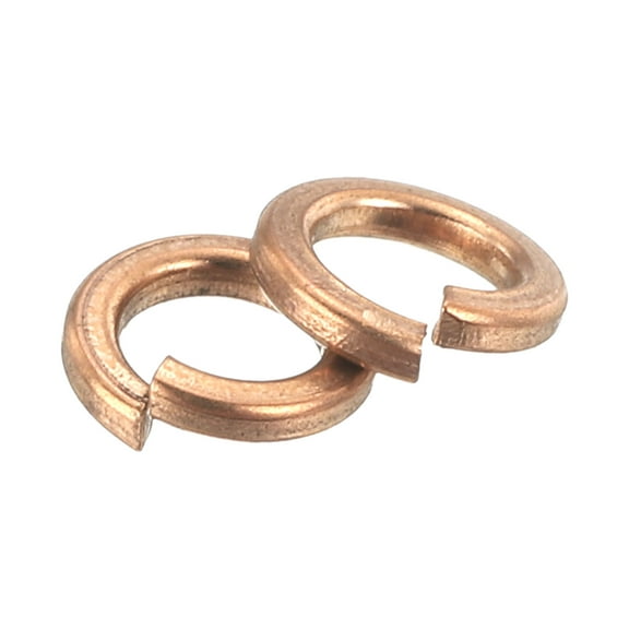 Uxcell 80 Pack Spring Lock Washer, Copper M3 Split Lock Washers Assortment