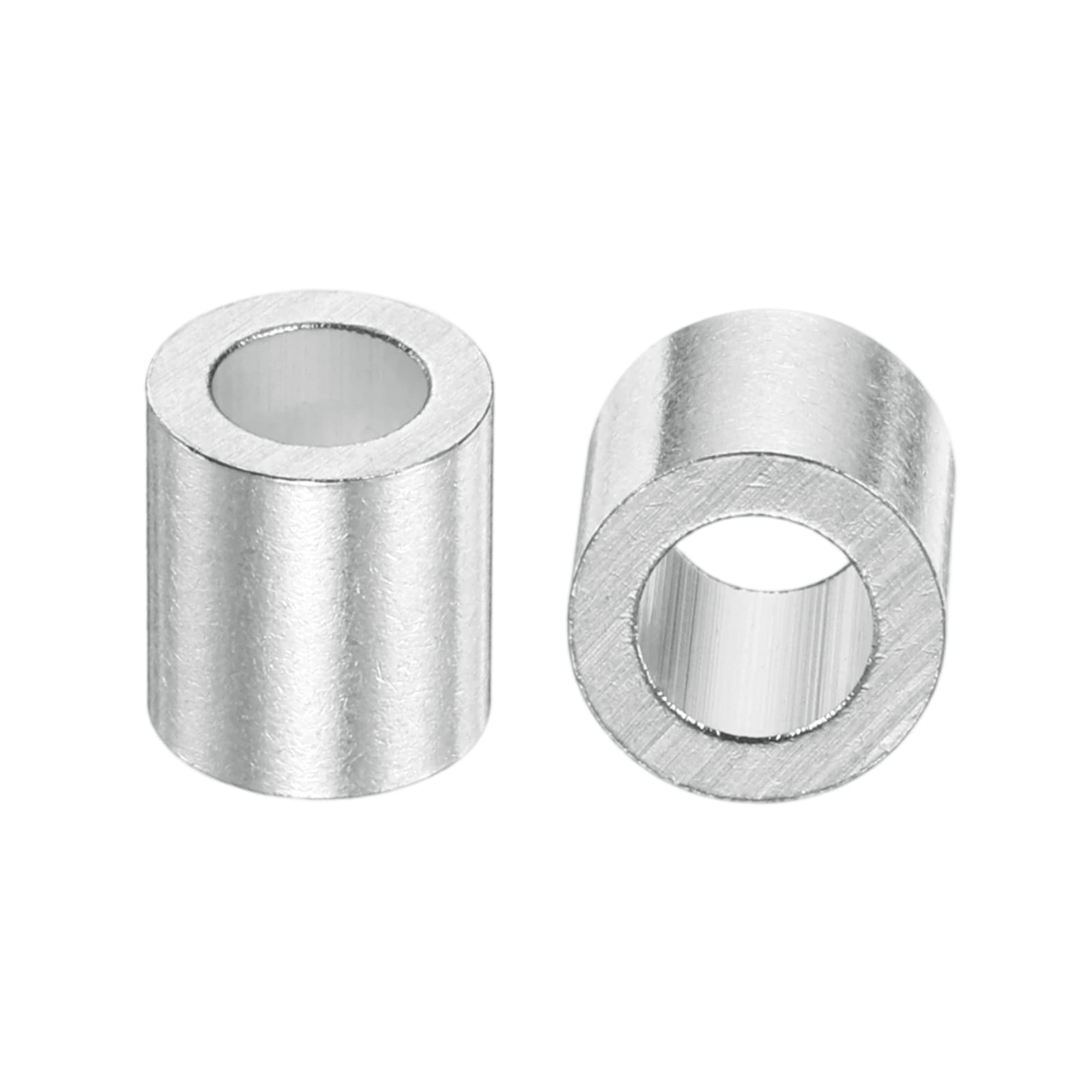 Uxcell 80 Pcs Aluminum Crimping Loop Sleeve, 5/32 Inch(4mm) Round Wire ...