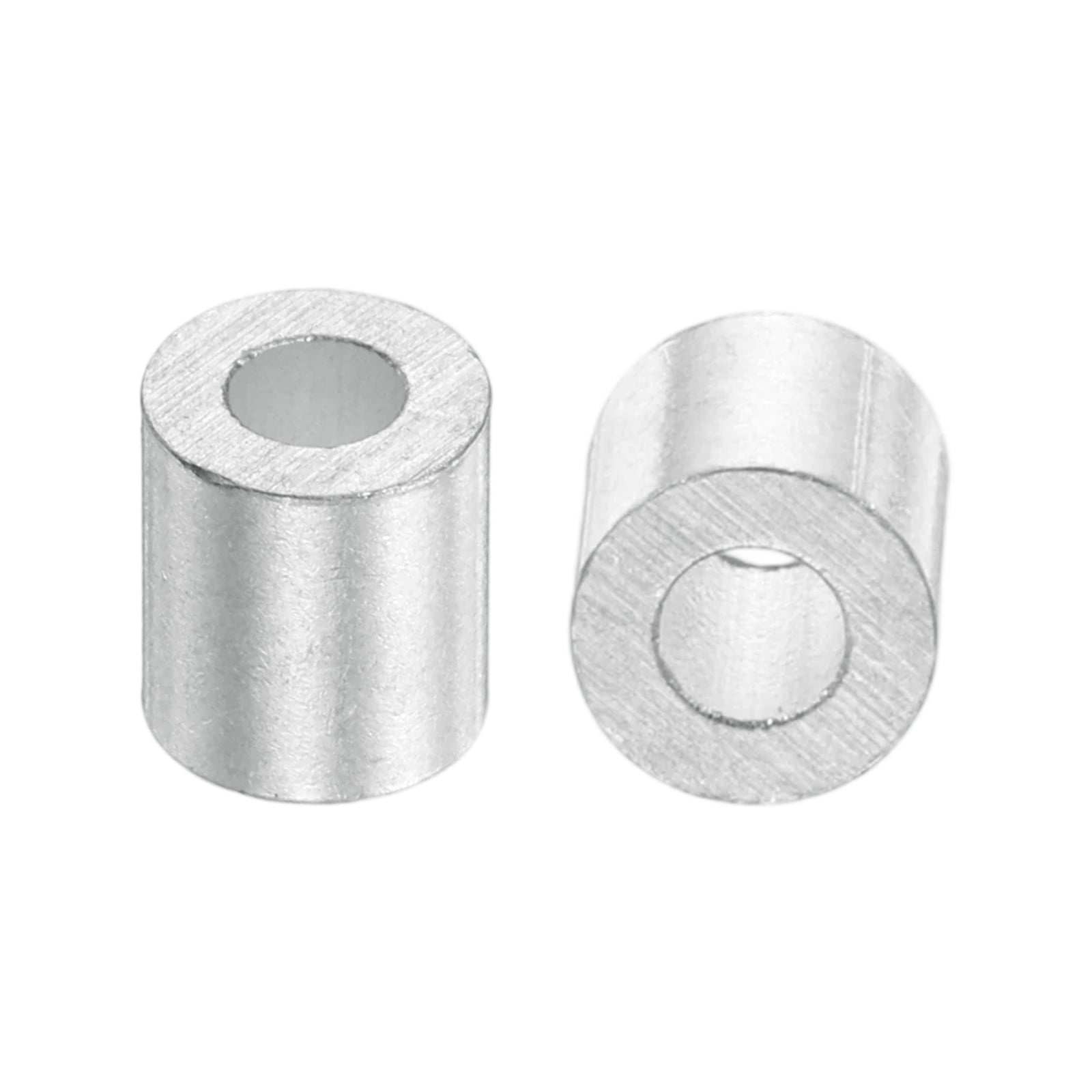 Uxcell 80 Pcs Aluminum Crimping Loop Sleeve, 5/64 Inch(2mm) Round Wire ...