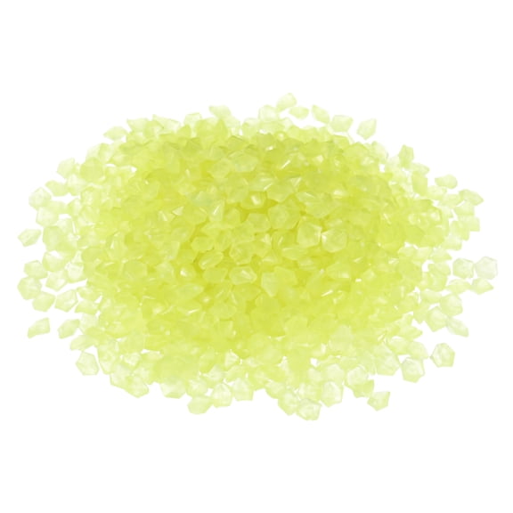 Uxcell 8000Pack Glow Rocks 3-5mm Glow Pebbles Decoration in the Dark Luminous Stones Decor DIY Decorative Yellow