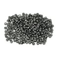 thumbnail image 1 of Uxcell 800Pack Round Crimp Beads, 1.5mm Brass Spacer Loose Beads Metal Clamp Ends Tiny Stoppers Bead for Bracelet Jewelry Making Craft DIY, Metallic Black, 1 of 4