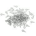 thumbnail image 1 of Uxcell 80Pack 304 Stainless Steel 8x4mm Small Eye Screws Mini Eye Pins, Silver, 1 of 6
