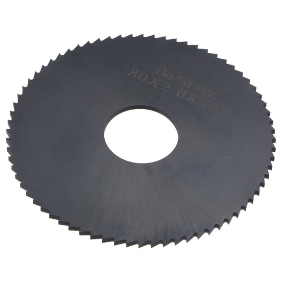 Uxcell 80mm Dia 22mm Arbor 2mm Thick 72 Tooth Nitriding Circular Saw Bit Cutter