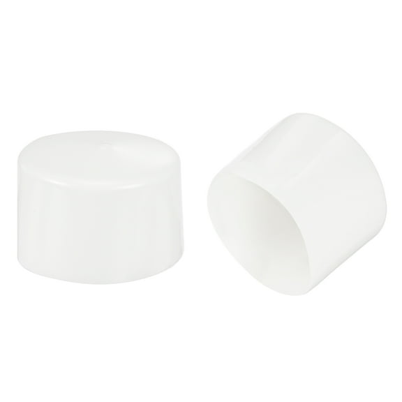 Uxcell 80mm Rubber End Caps Round Vinyl Plug Insert Rubber Flexible Vacuum Caps 10Pcs