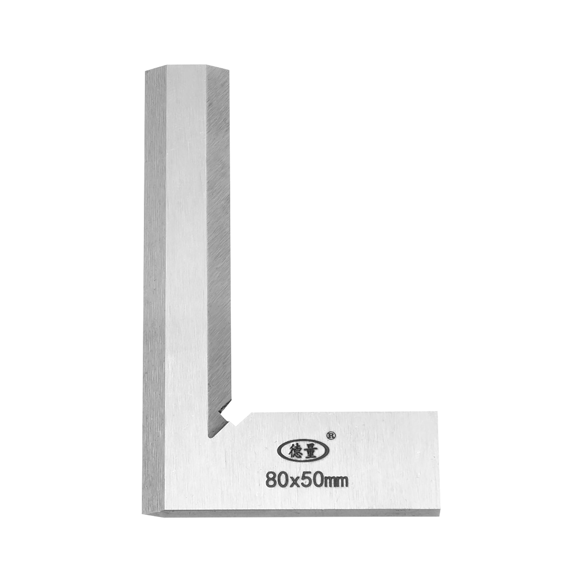 Square Ruler Steel Work Uxcell 80mmx50mm Solid Steel Square Engineer Woodworking Try Square ...