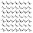 thumbnail image 1 of Uxcell 80pcs Shelf Support Peg 5mm(1/5 Inch) Zinc Alloy Bracket Pegs with Pin Cabinet Peg for Bookcase Wardrobe, 1 of 7