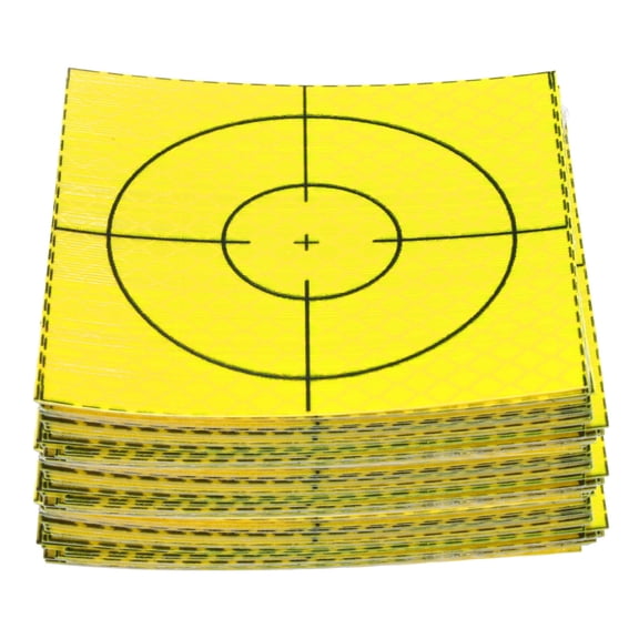 Uxcell 80pcs Survey Reflector Sheet 80x80mm Self-Adhesive Survey Target Mark Green