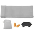 thumbnail image 1 of Uxcell 82.6x47 inch Sleeping Bag Liner Travel Hotel Camping Sleep Sheet Sack Set for Backpacking Light Gray, 1 of 6