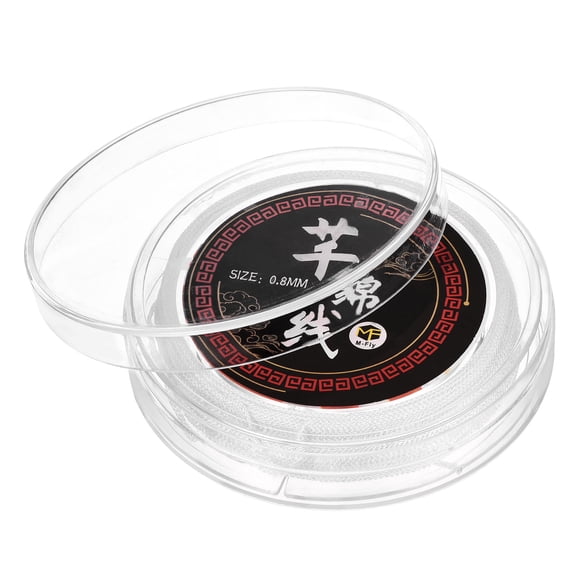 Uxcell 82FT Nylon Braided Beading Thread Wire Line for DIY Craft White