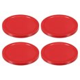 thumbnail image 1 of Uxcell 82mm/3.2 Inch Air Hockey Pucks, Air Hockey Heavy Replacement Pucks, Red, 4 Pack, 1 of 6