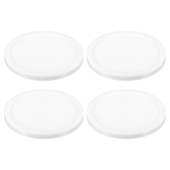 Uxcell 82mm/3.2 Inch Air Hockey Pucks, Air Hockey Heavy Replacement Pucks, White, 4 Pack