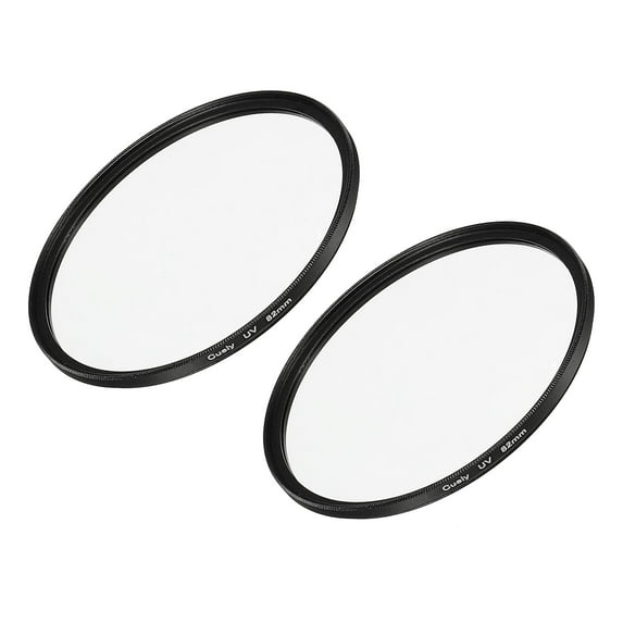 Uxcell 82mm Protective Lenses Filter Slim Frame Multi-Coated UV Lens Filters 2 Pack