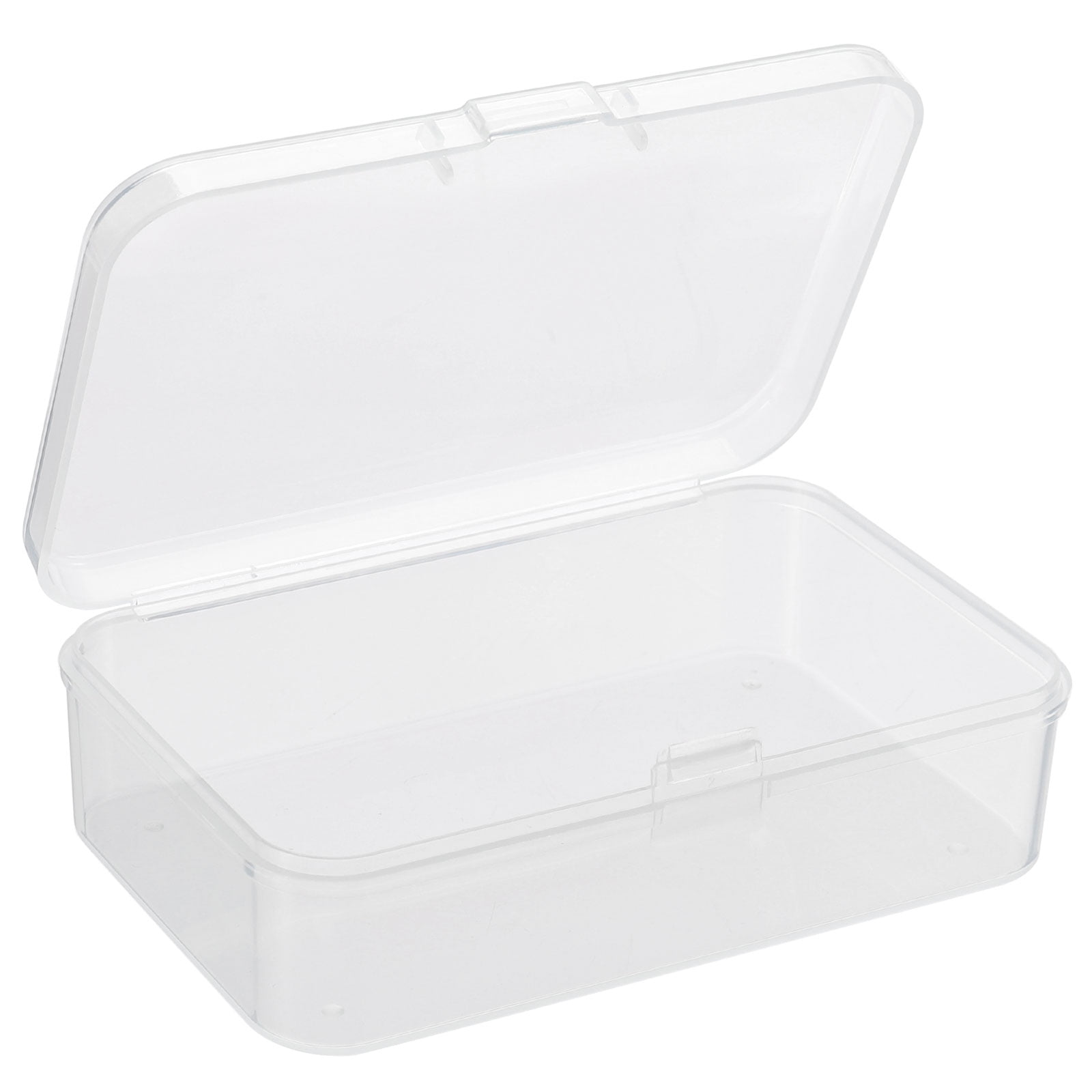 Uxcell 85x55x25mm Plastic Rectangular Clear Storage Container Box with ...