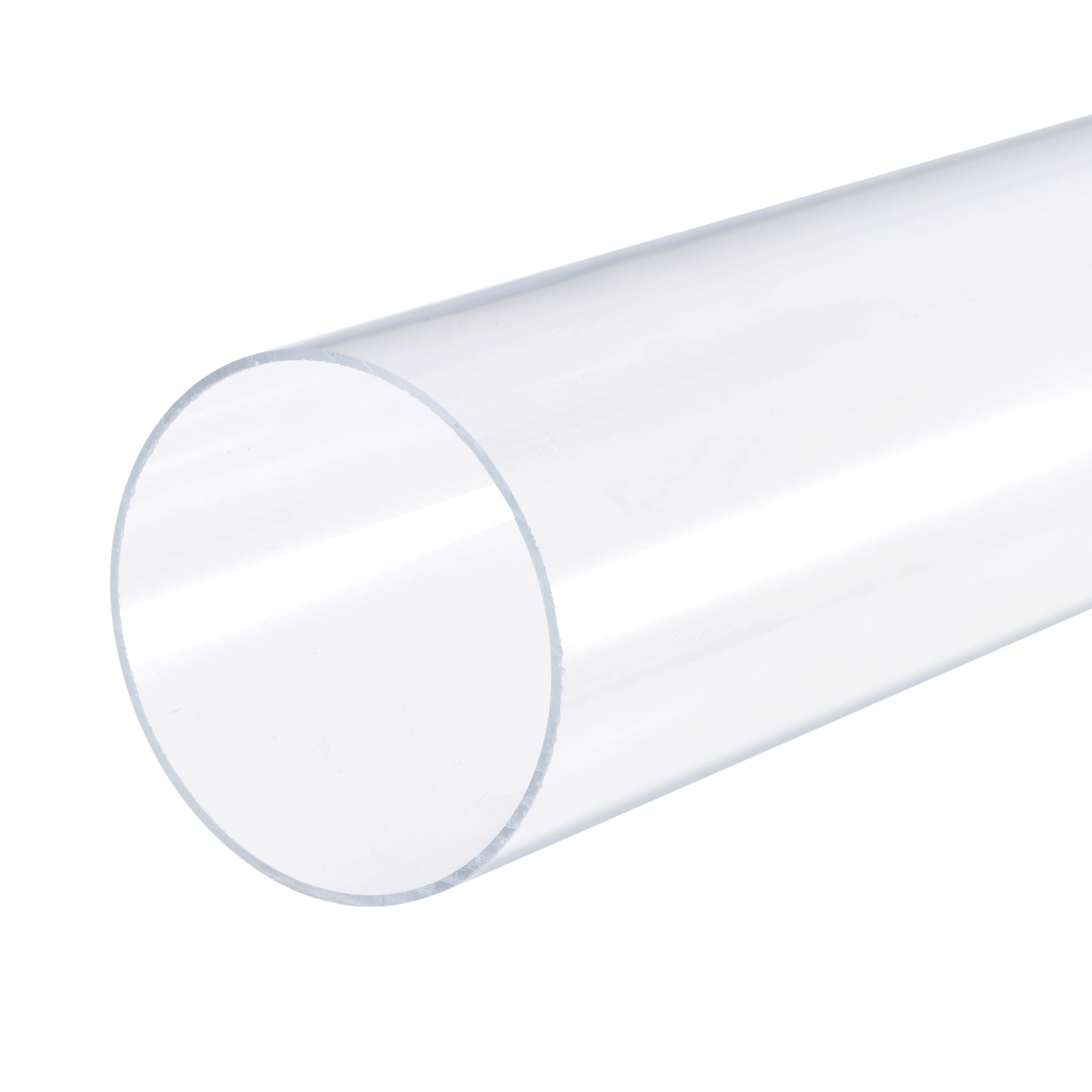 Clear Acrylic Pipe Tube - 86mm ID 90mm OD 6" Length For Lamps, Water Cooling, DIY Projects | Rigid PMMA Round Tubing