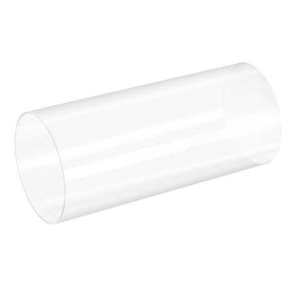 Uxcell 86mm ID x 90mm OD x 200mm Clear Rigid Acrylic Pipe Round Tube