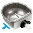 thumbnail image 1 of Uxcell 87mm Width Rabbit Waterer Cups Automatic Poultry Nipple Drinker Bowl, Silver 5 Pack, 1 of 4