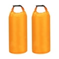 thumbnail image 1 of Uxcell 8L Waterproof Dry Bag, Dry Roll Top Lightweight Dry Storage Bag for Kayaking Camping, Orange 2 Pack, 1 of 6